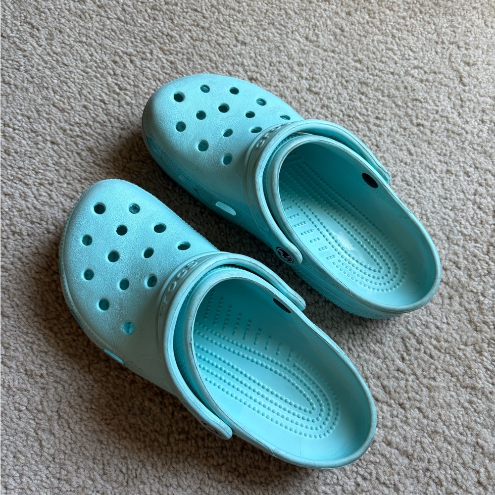 Blue Crocs